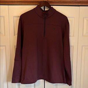 Men’s Maroon Callaway Weather Series Quarter-Zip Pullover, XXL